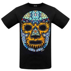 Karani-Art, Luchol, Mexican Huichol, Luchador Shirt, XL